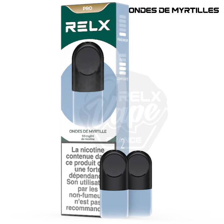 relx pod myrtille, relx pod ondes myrtilles, recharge myrtille relx