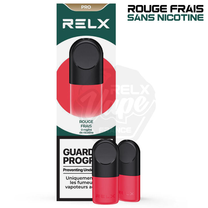 RELX SANS NICOTINE Pods Pro Rubis Précieux (framboise)