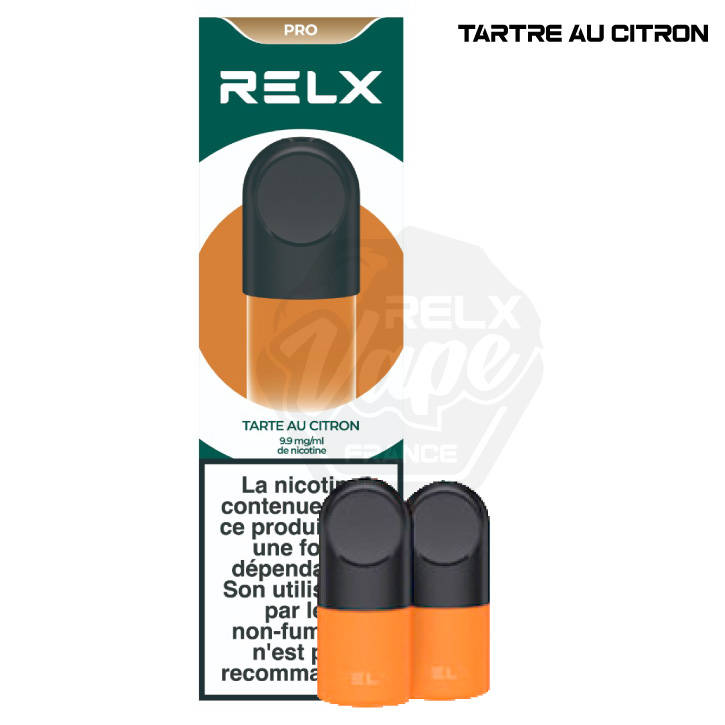 relx pod tarte citron, pod relx citron, relx recharge citron, pod rex pas cher