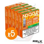 Lot de 5 boîtes RELX No Cloud Intense Ice Mint