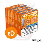 Lot x5 de boîtes oranges RELX No Cloud Intense Midnight Berry