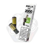 Paquet RELX Spin 2000 bouffées de 2 pods Kiwi Passion Goyave